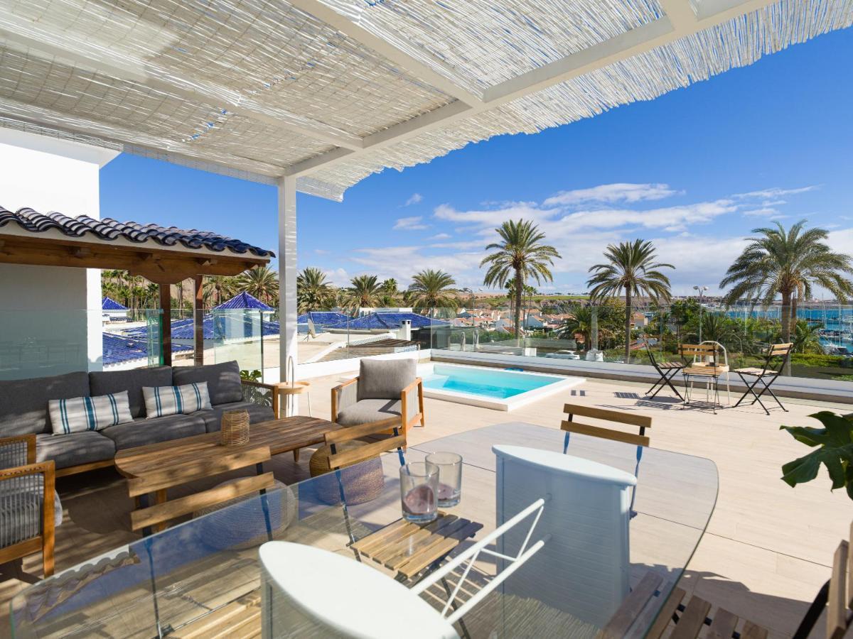 Pasitoblanco Porto Mare 45 Seaview Villa Private Heated Pool Pasito Blanco Exterior foto